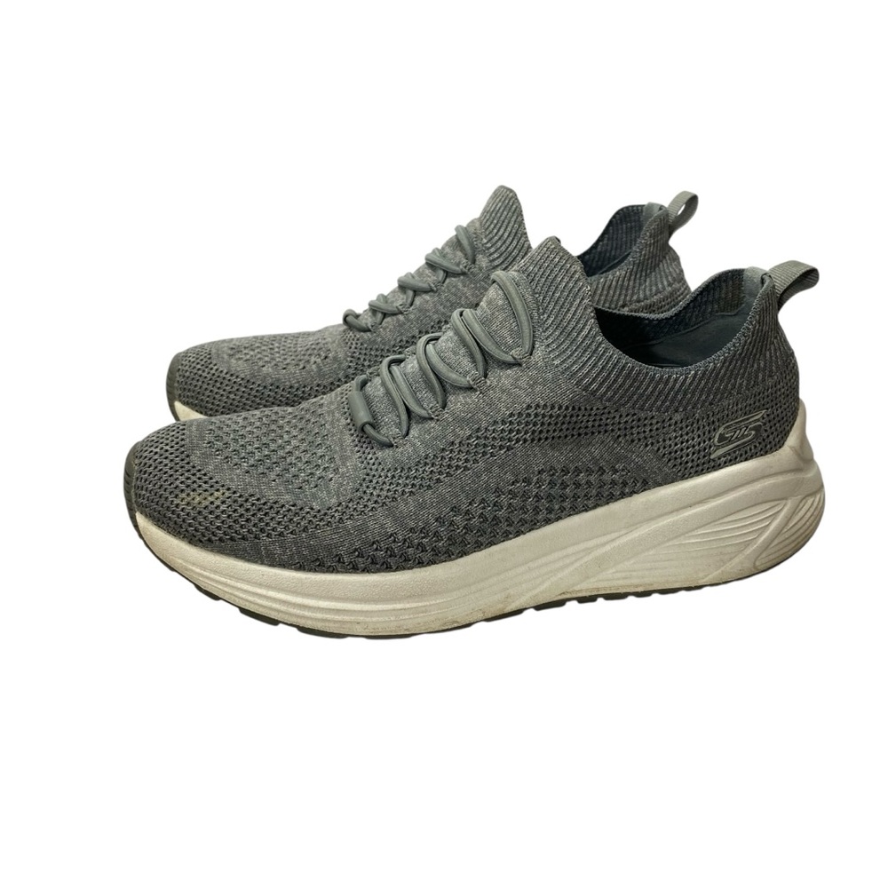 Skechers BOBS Sport Sparrow 2.0 Allegiance Athletic Crew Slip On Womens 8 Gray